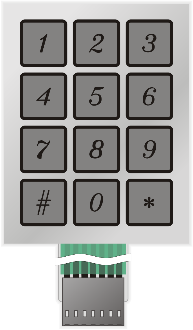 QWERTY S.L. - teclado numérico estándar #1 ( teclado de membrana )