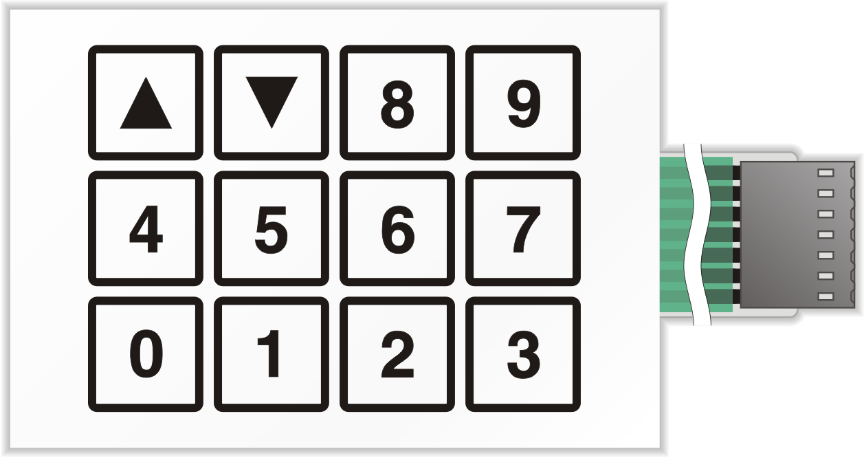 QWERTY S.L. - teclado numérico estándar #3 ( teclado de membrana )