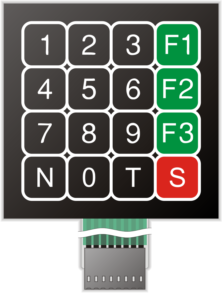 QWERTY S.L. - teclado numérico estándar #6 (teclado de membrana)